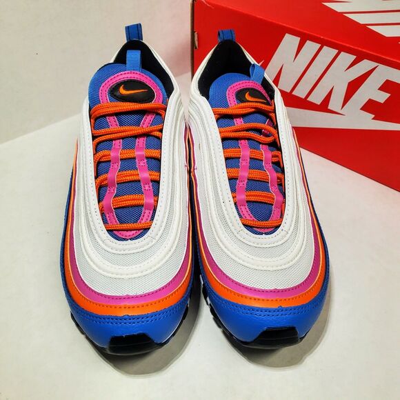 Nike Air Max 97 Multicolor White Black Active Fuchsia CW6992-100 Men\'s Size 8 main image 7